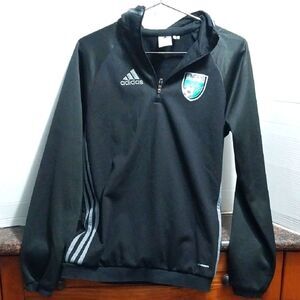 Bethesda Soccer Club Black Sports Jacket.  EUC..